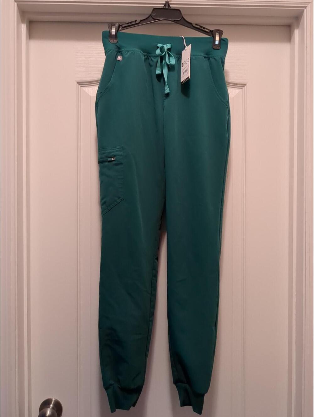 NWT FIGS Zamora Joggers Hunter Green Women’s Scrub Pants Size XXS Tall Brand New